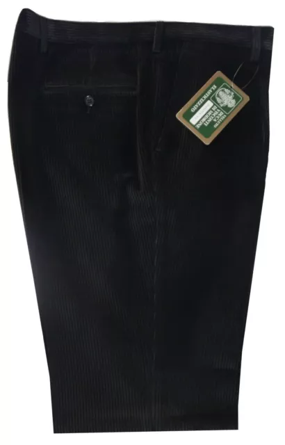 Pantalone uomo classico velluto DUCA VISCONTI DI MODRONE elasticizzato nero