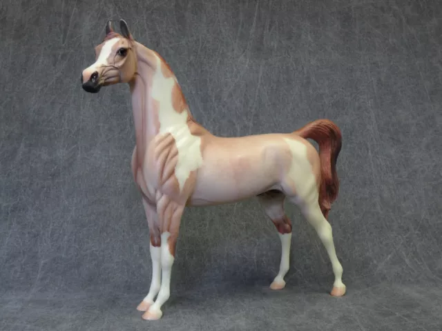 Peter Stone * Diamonds * Equilocity Pinto Arabian Traditional Model Horse