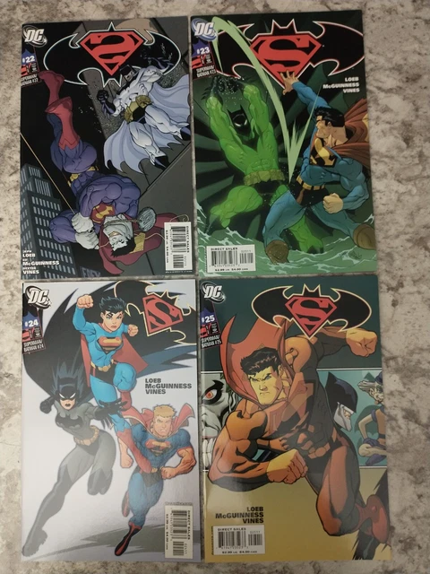 Superman Batman #22-25 1st Print VF/NM 1st Appearance Batman Beyond DC Loeb #23.