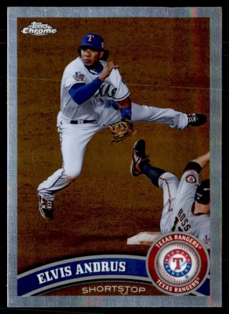 2011 Topps Chrome Elvis Andrus Texas Rangers #162 Silver