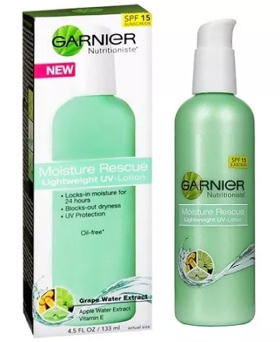 Garnier Nutritioniste Moisture Rescue Lightweight UV Lotion SPF 15 4.5oz