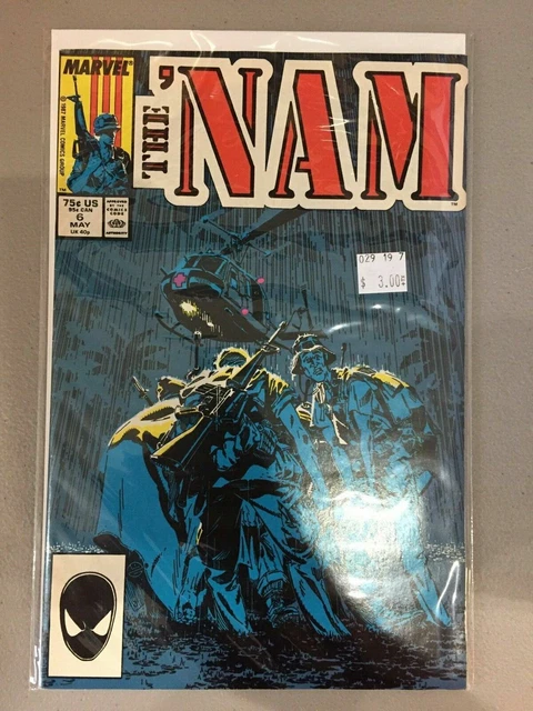 The Nam #6 Michael Golden art MARVEL COMICS 1987 VF+/NM- up14b