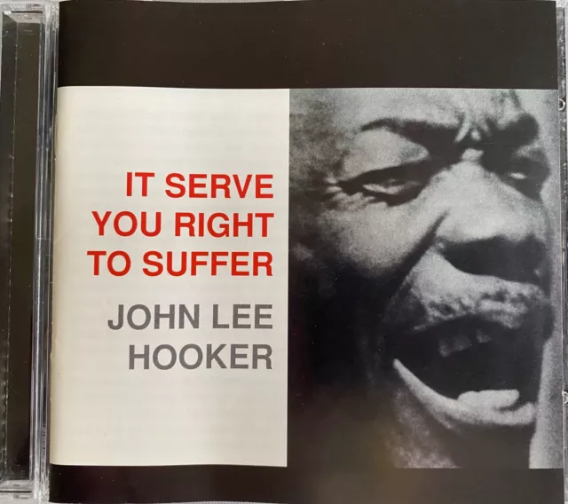 JOHN LEE HOOKER - It Serve You Right To Suffer CD 1996 BGO Exc Cond 