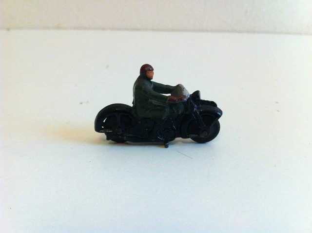 Dinky Toys - 37 A - Moto avec motard Motocycliste civil