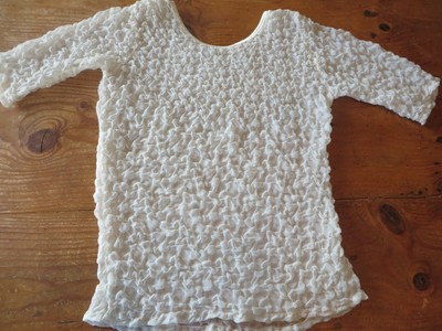 G125 haut ancien synthetique vintage beige