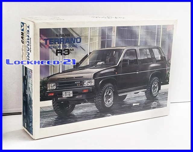 アオシマ TERRANO 4000R V6-3000 R3M 1/24 1:24 Nissan D21 Terrano V6