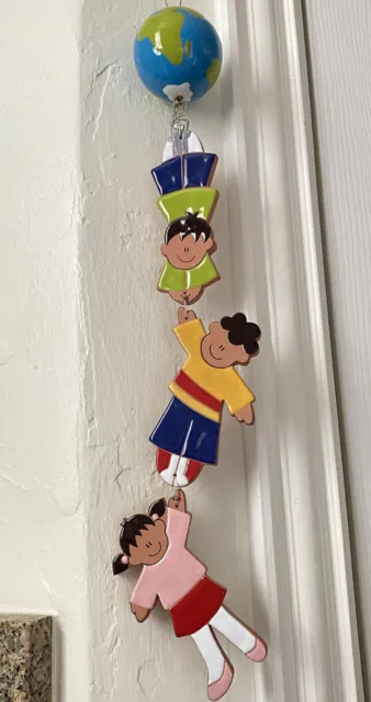 Nursery Children’s Decor Glazed Mexican Clay Art Home Playroom Kids Kawaii
