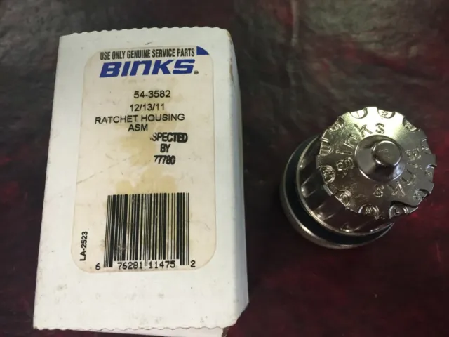 Binks 54-3582 Ratchet Housing Asm - Nib