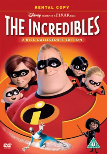 The Incredibles DVD (2005) Brad Bird cert U 2 discs Expertly Refurbished Product