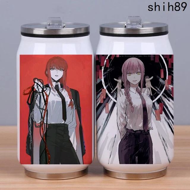 CHAINSAW MAN COSPLAY 304 Stainless Steel Thermos cup student Cups Gift