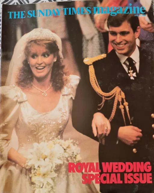 The Sunday Times Magazine  - 27th July 1986 - Prince Andrew Wedding Special