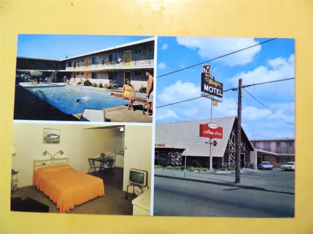 Mayfair Motel & Apartments San Leandro California vintage postcard