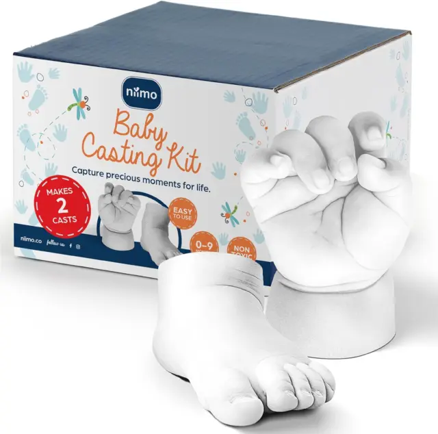 CALCHI ARTISTICI Kit XL Calco Mani Coppia 3D con Gesso e Alginato per  Adulti e Bambini Idea Regalo per Coppie e Famiglia per lei e Lui San  Valentino