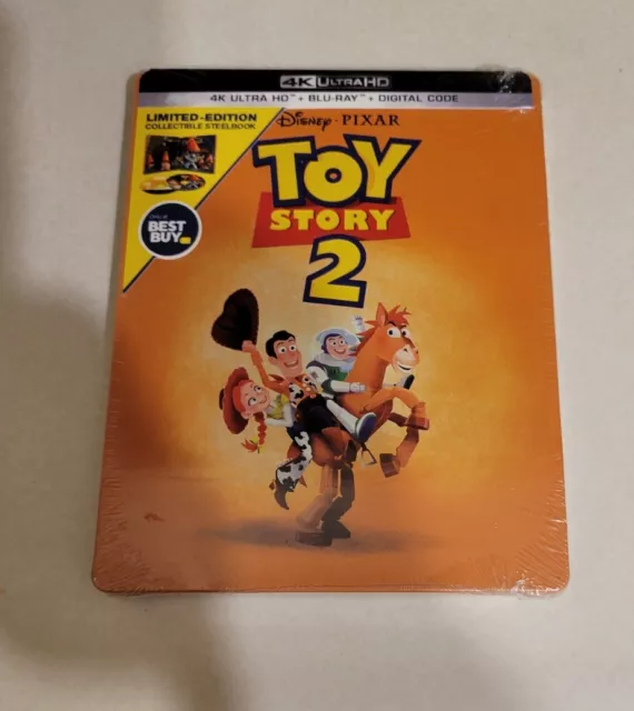 Toy Story 2 Steelbook 4k Ultra Hd Blu Ray Digital Brand New