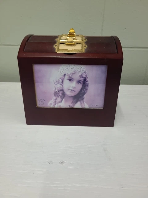 RARE ANTIQUE Jordan Mark 5 Drawer Wooden Picture Holder Box
