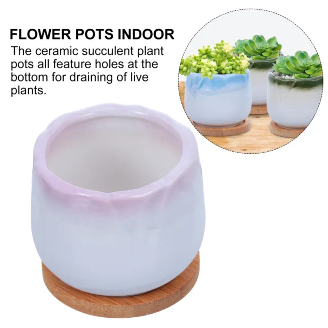 Pot De Fleur Pots Fleurs Décoratif Jardinière En Céramique Extérieur 2