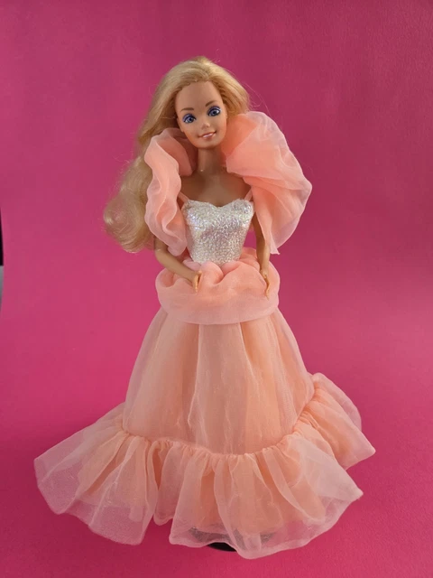Barbie Peaches 'n Cream 1984 – Collection Mattel – Fabriquée à Taïwan – NRFB