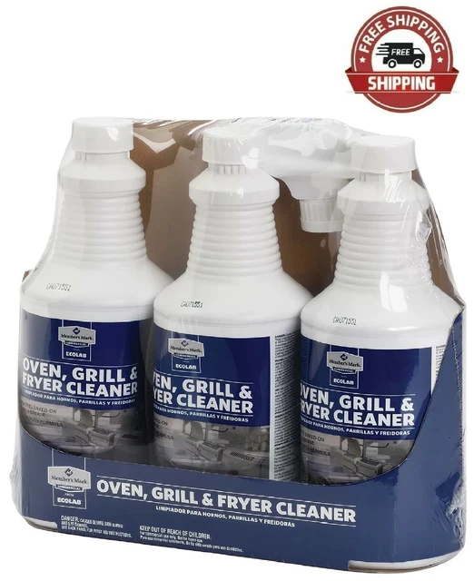 MEMBER'S MARK COMMERCIAL Oven, Grill, Fryer Cleaner (32 oz.,3 pk.) £18.