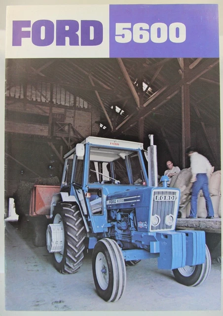 PROSPECTUS BROCHURE TRACTEUR Ford 5600 New Holland Fiat Someca Case Ih prospectus-brochure-tracteur-ford-5600-new-holland-fiat-someca-case-ih