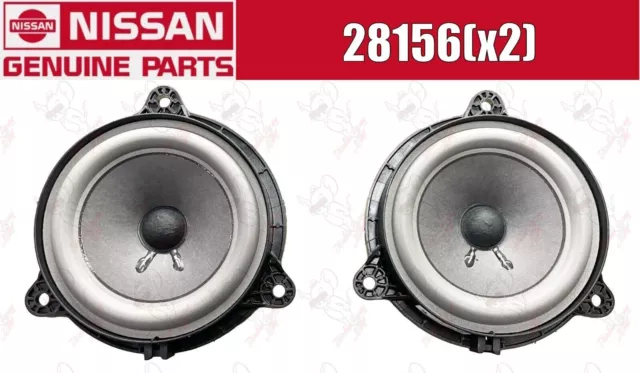 Original Nissan R35 GT-R BOSE Vordertür-Lautsprecher links und rechts, OEM-Set