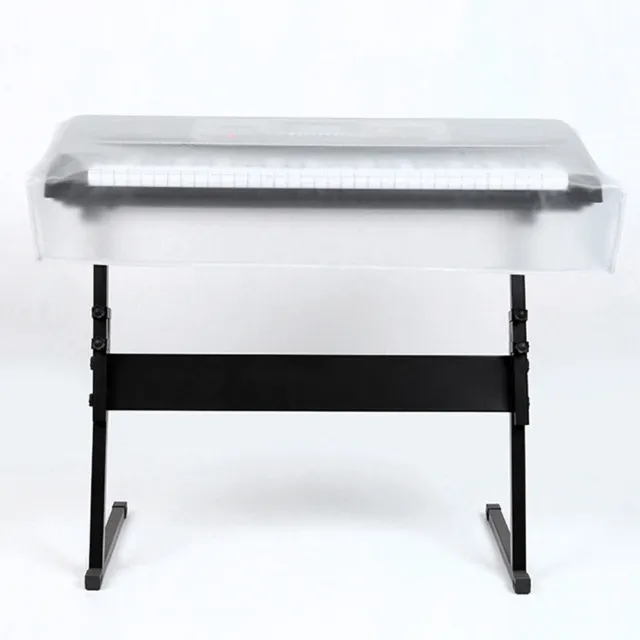 61/88 Keys Transparent Frosted Piano Cover Best for All Digital Pianos Consoles 2