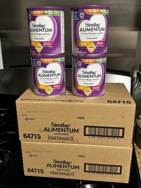 similac alimentum 0-12 months (12.1 oz X 12 cans) 06/25