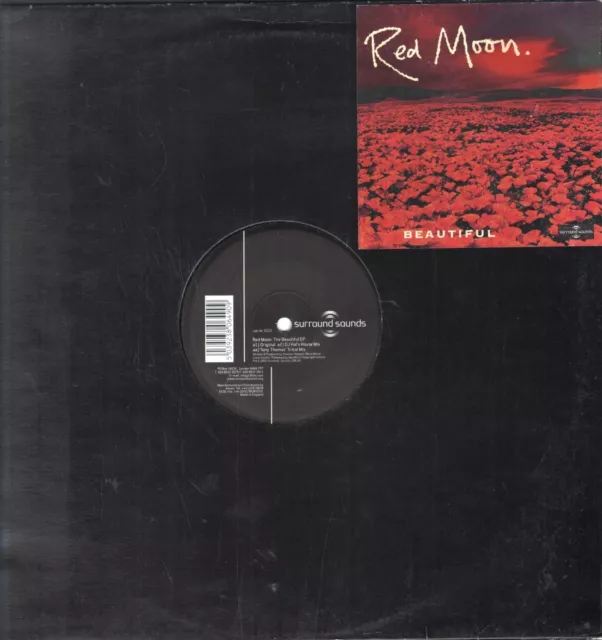 Red Moon Beautiful EP 12" vinyl UK Surround Sounds 2002 in info stickered sleeve