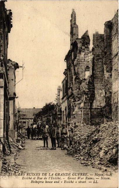 CPA AK The Ruins of the Great War Noyon MILITARY (731303)