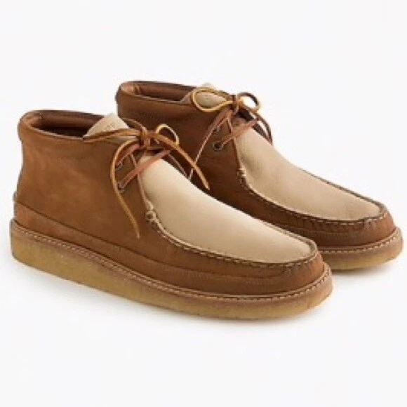 NWB MEN S SPERRY For J Crew Crepe Soled Leather Chukka Boots Shoes