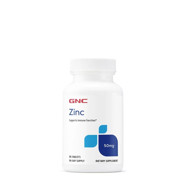 LOT of GNC ZINC 50 MG 90 TABLETS (34 units included)