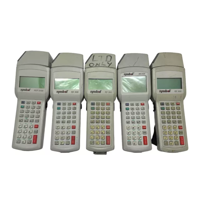 Lot Of 5   Pdt3100 Hand Scanner (For Parts) Untested