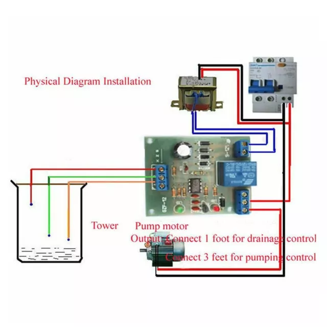 1x Liquid Level-Controller Sensor Module Water Level Detection Sensor-Assembly