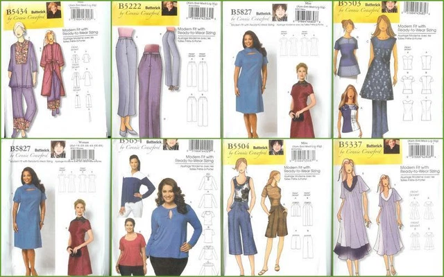 Butterick Sewing Pattern by Connie Crawford Womens Misses w Ready to Wear Sizing