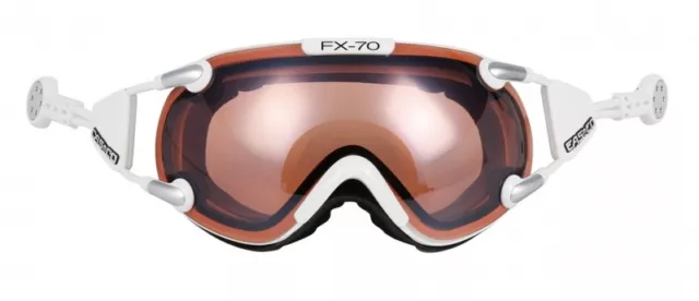 CASCO FX-70 Vautron MagnetLink Skibrille Schneebrille weiss | 07.4818.M