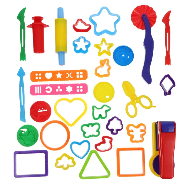Herramientas de masa de arte para niños para jugar