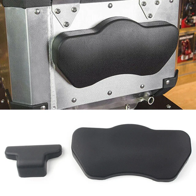 Rubber Foam Backrest Pad Pillow Cushion Motorcycle Fit Honda  Yamaha Suzuki