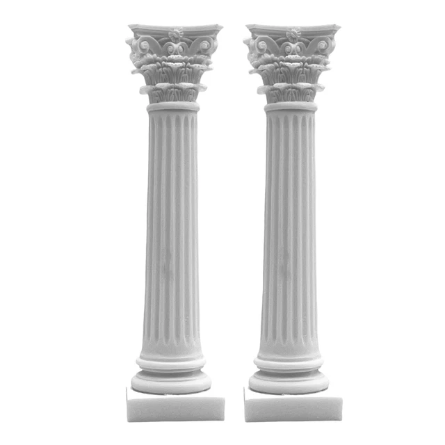 Column Set SET 2 GREEK Corinthian Order Column Pillar Pedestal Statue Sculpture ...
