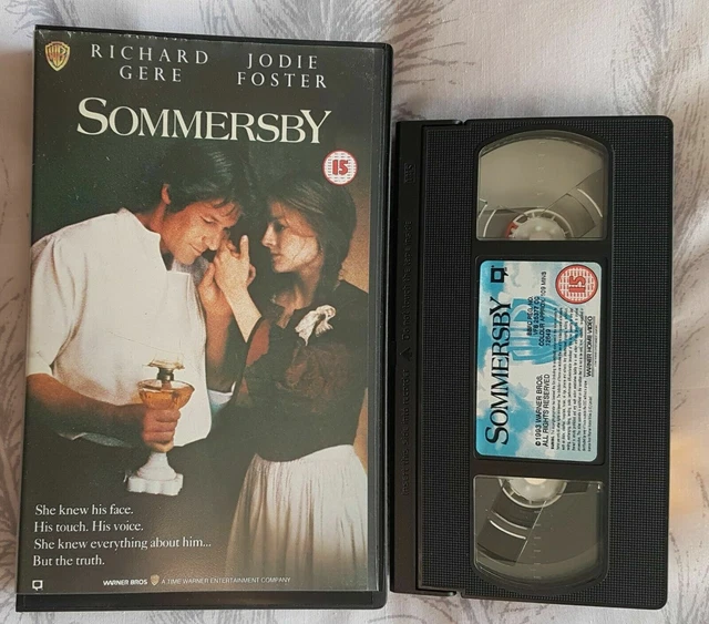 SOMMERSBY VHS WARNER BIG BOX Richard Gere Jodie Foster Bill sommersby-vhs-warner-big-box-richard-gere-jodie-foster-bill