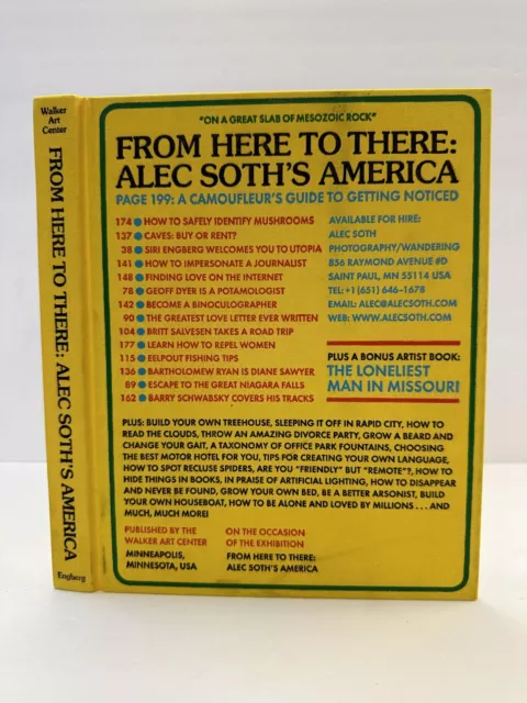 Siri Engberg / FROM HERE TO THERE ALEC SOTH'S AMERICA 1st Edition 2010 Siri Engberg / FROM HERE TO THERE ALEC SOTH'S AMERICA 1st Edition 2010