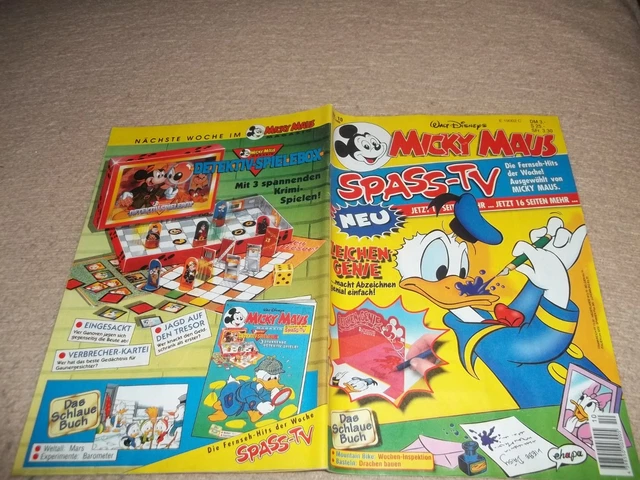 Micky Maus***Comic***Heft***Nr.10 Vom 02.03.1995 + Beilage