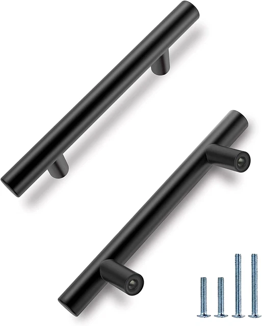 30 Pack | 3 Inch Center to Center Matte Black Cabinet Pulls Kitchen Cabinet Hand