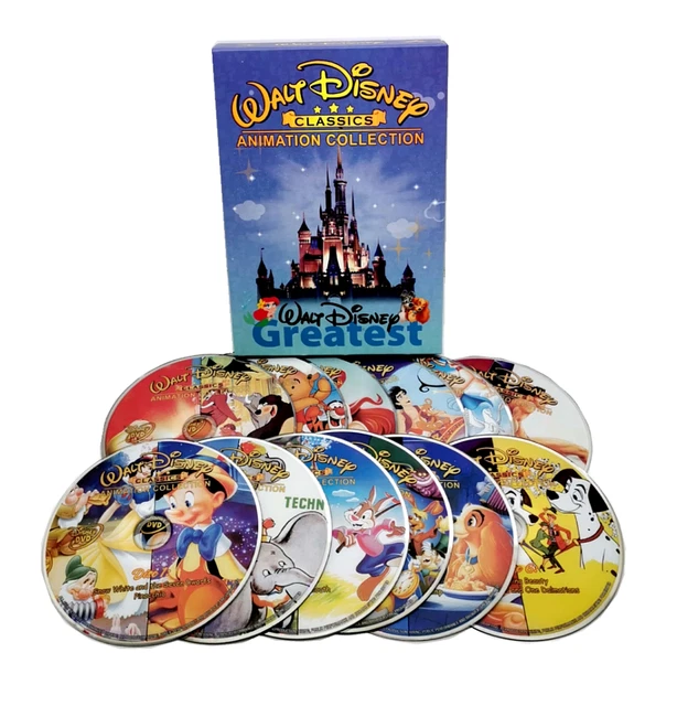 WALT DISNEY CLASSICS 24Movies Animation Collection DVD Box Set New & Sealed £23.36 PicClick UK