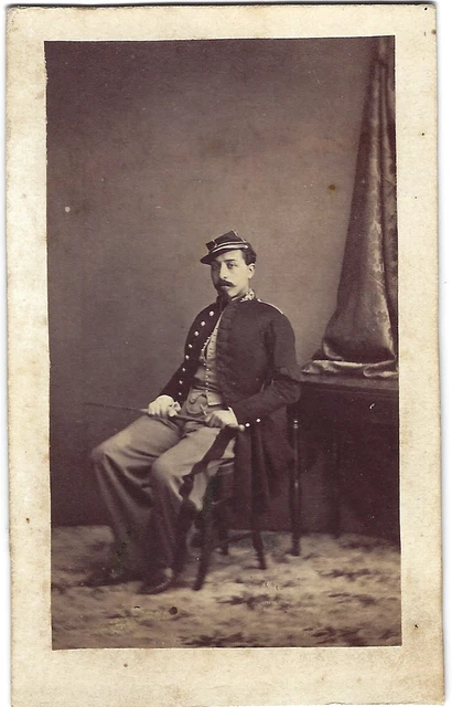 CDV Homme âgé nommé Monsieur Roebuck, circa 1865 Vintage CDV albumen