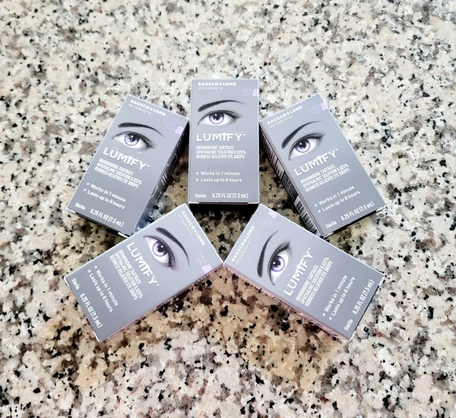 LOT OF 5 Lumify Eye Drops. 7.5 Ml. Large Bottles. 100.00 PicClick