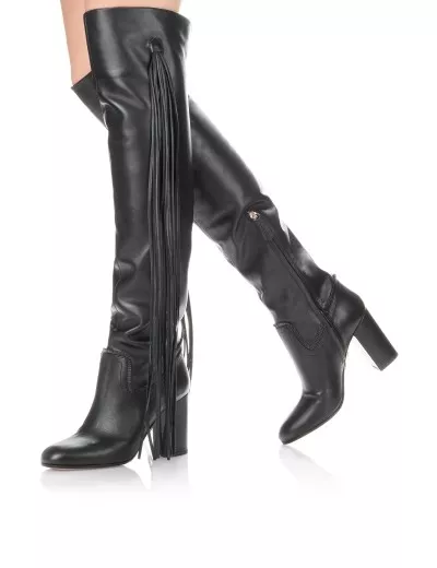 BNIB Aquazzura Whip It Leather Over-the-Knee Boots Size 5.5US $1495