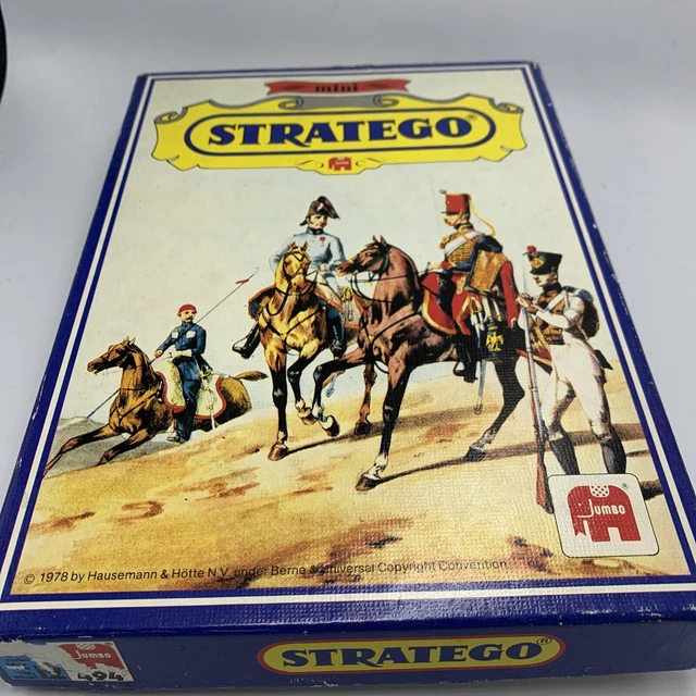 Stratego Mini - Jumbo Retro Brettspiel 1978 Gesellschaftsspiel Kleine Ausgabe