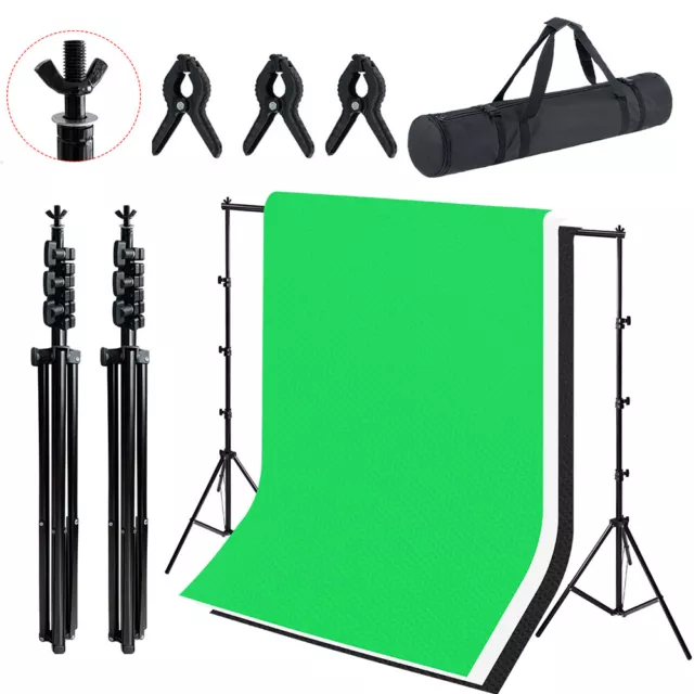 2.6x3m Fotostudio Hintergrundsystem Hintergrund Stativ Fotografie Mit Tasche TOP