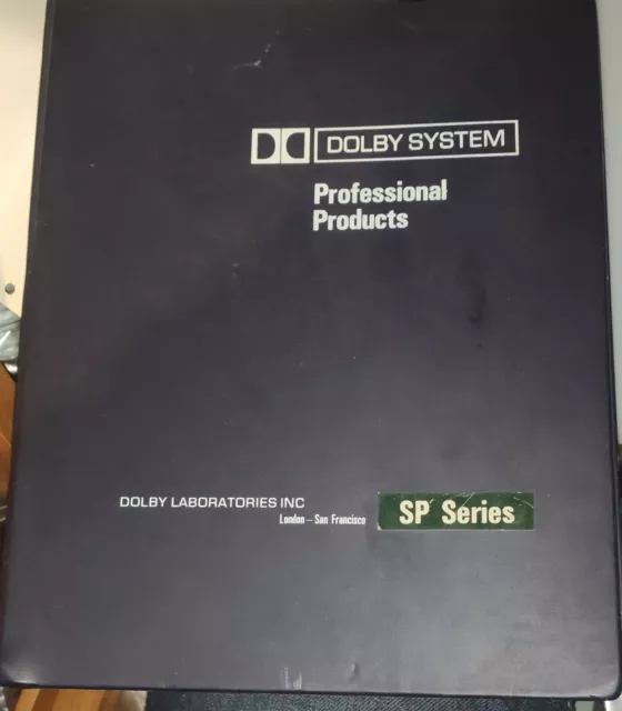Dolby System Sp Series Classeur Documents