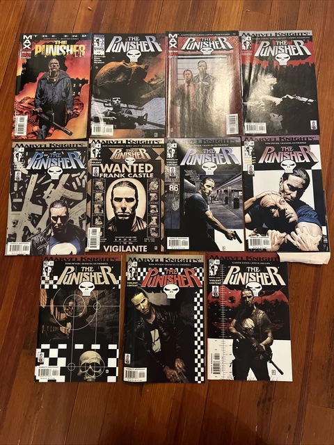 The Punisher Marvel Knights Lot  Of 11 Comic Books