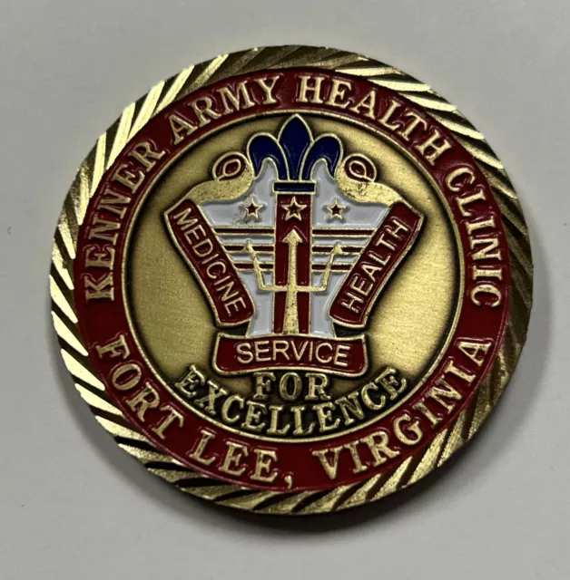 US Army Fort Lee Virginia Kenner Army Hospital  Challenge Coin